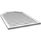 Ekena Millwork Octagonal Top Surface Mount PVC Gable Vent w/ 2"W x 1-1/2"P Brickmould Frame, 28"W x 42"H GVPOT28X4202SN - alternate 3
